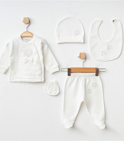 Girls multi pieces white set
