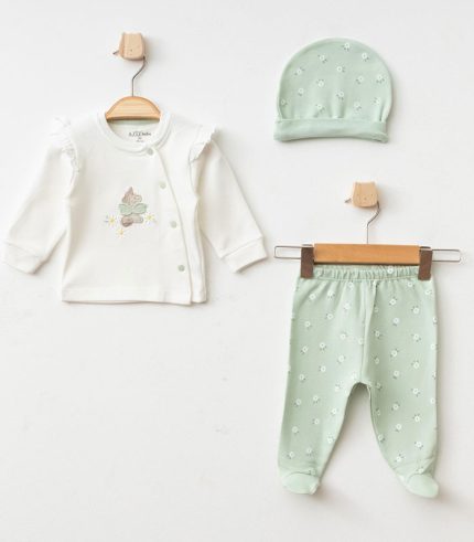 Girls set white butterflies