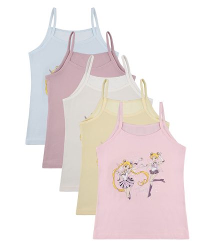 Donella Girl’s Undershirts 5-Piece Set