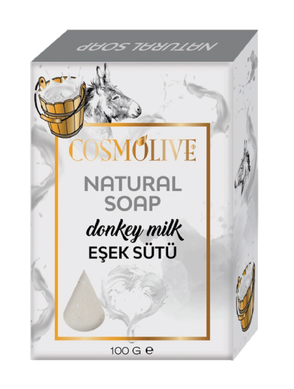 COSMOLIVE 100G NATURAL SOAP DONKEY MILK