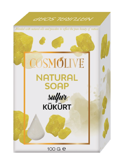 COSMOLIVE 100G NATURAL SOAP SULFUR